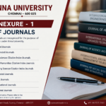 Anna University Journal List